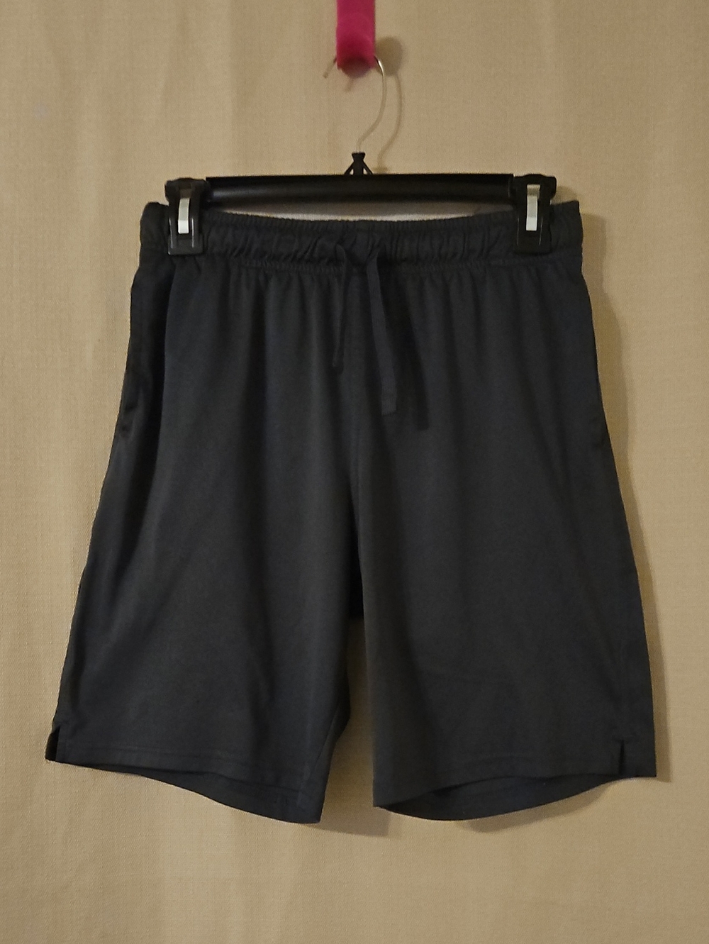 Athletic Works Men's Navy Blue Elastic Waist Sports Shorts